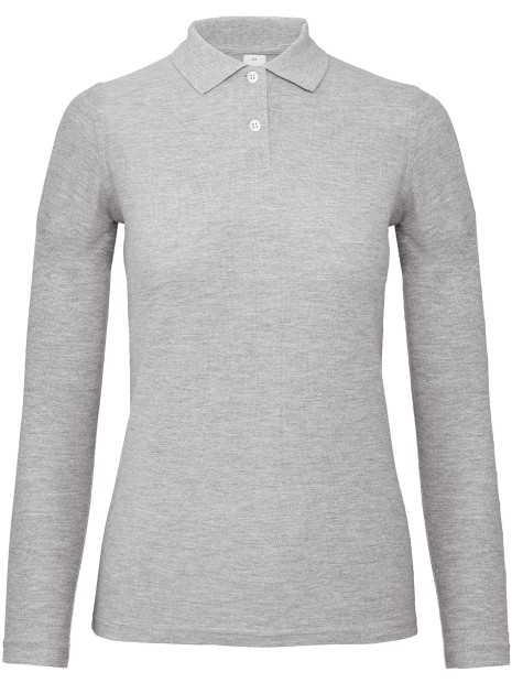 B&C Polo femme ID.001 manches longues /api/colors/84f38f7b-2e6d-4d5d-89e0-ae5a7c9d4eb9 personnalisable