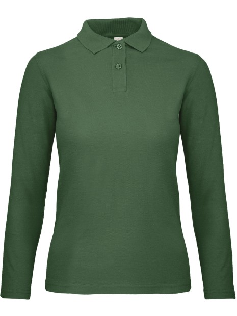 B&C Polo femme ID.001 manches longues /api/colors/703c36ed-7cf8-4ab1-a432-f578ca5c6bbd personnalisable