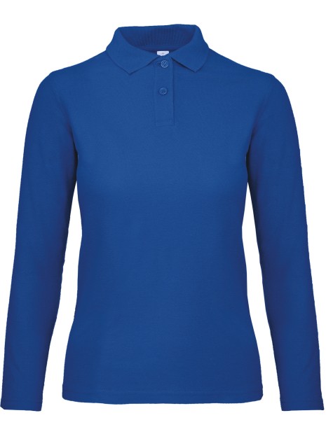 B&C Polo femme ID.001 manches longues /api/colors/901c4f78-1e07-41ac-b485-27abb23ecf03 personnalisable
