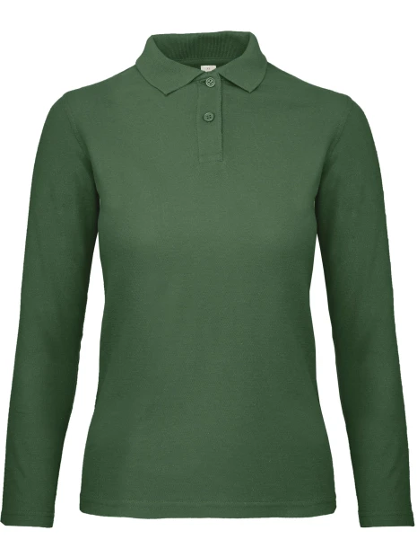 B&C Polo femme ID.001 manches longues /api/colors/703c36ed-7cf8-4ab1-a432-f578ca5c6bbd personnalisable