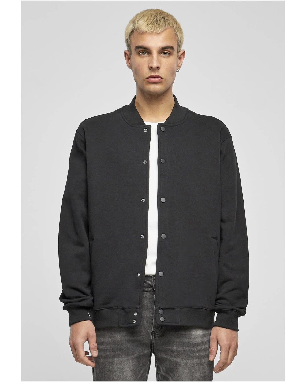 Vestes personnalisable BUILD YOUR BRAND Men´s Heavy Tonal College Jacket