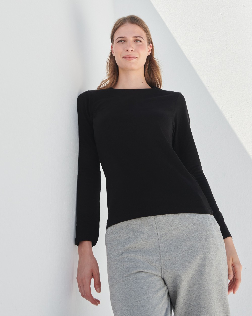 T-Shirts personnalisable SKINNIFIT LADIES FEEL GOOD LONG SLEEVED STRETCH T
