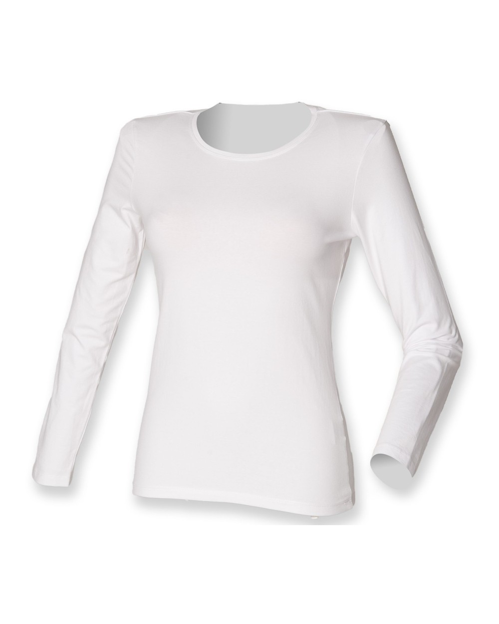 T-shirts SKINNIFIT LADIES FEEL GOOD LONG SLEEVED STRETCH T voor bedrukking &amp; borduring