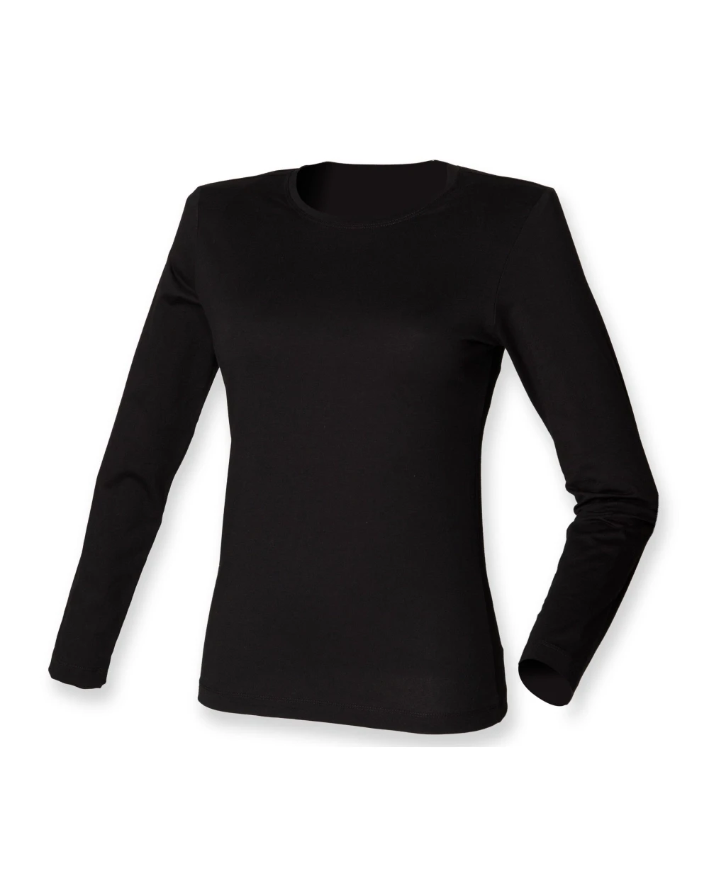 SKINNIFIT LADIES FEEL GOOD LONG SLEEVED STRETCH T T-Shirts personalisierbar