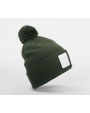 Casquettes personnalisable BEECHFIELD APPLIQUÉ PATCH POM BEANIE