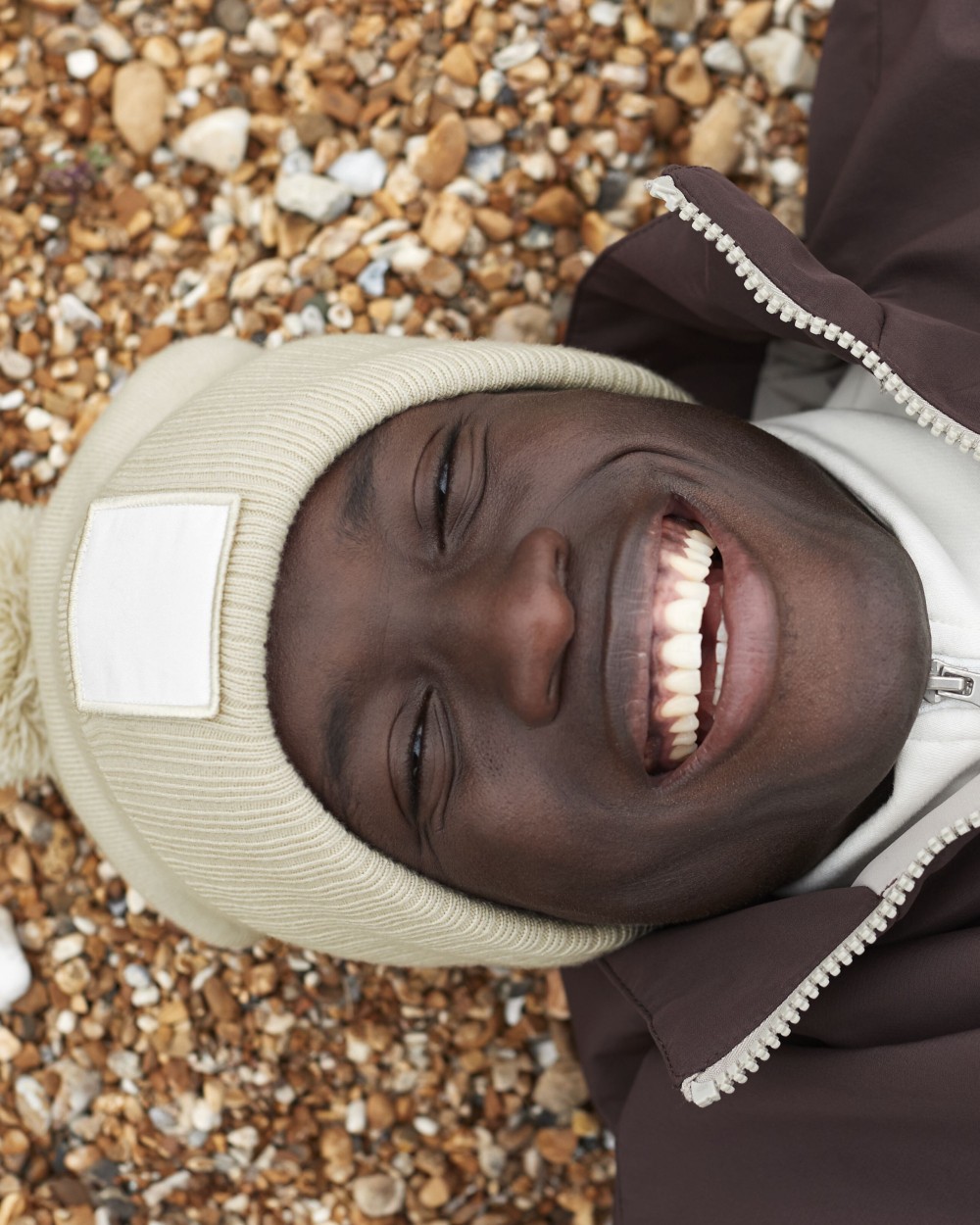 Casquettes personnalisable BEECHFIELD APPLIQUÉ PATCH POM BEANIE