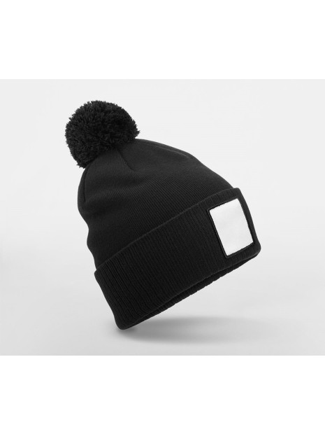 BEECHFIELD APPLIQUÉ PATCH POM BEANIE /api/colors/e945e77a-c49d-482d-a416-924871e9a782 personnalisable