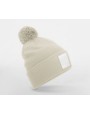 Casquettes personnalisable BEECHFIELD APPLIQUÉ PATCH POM BEANIE