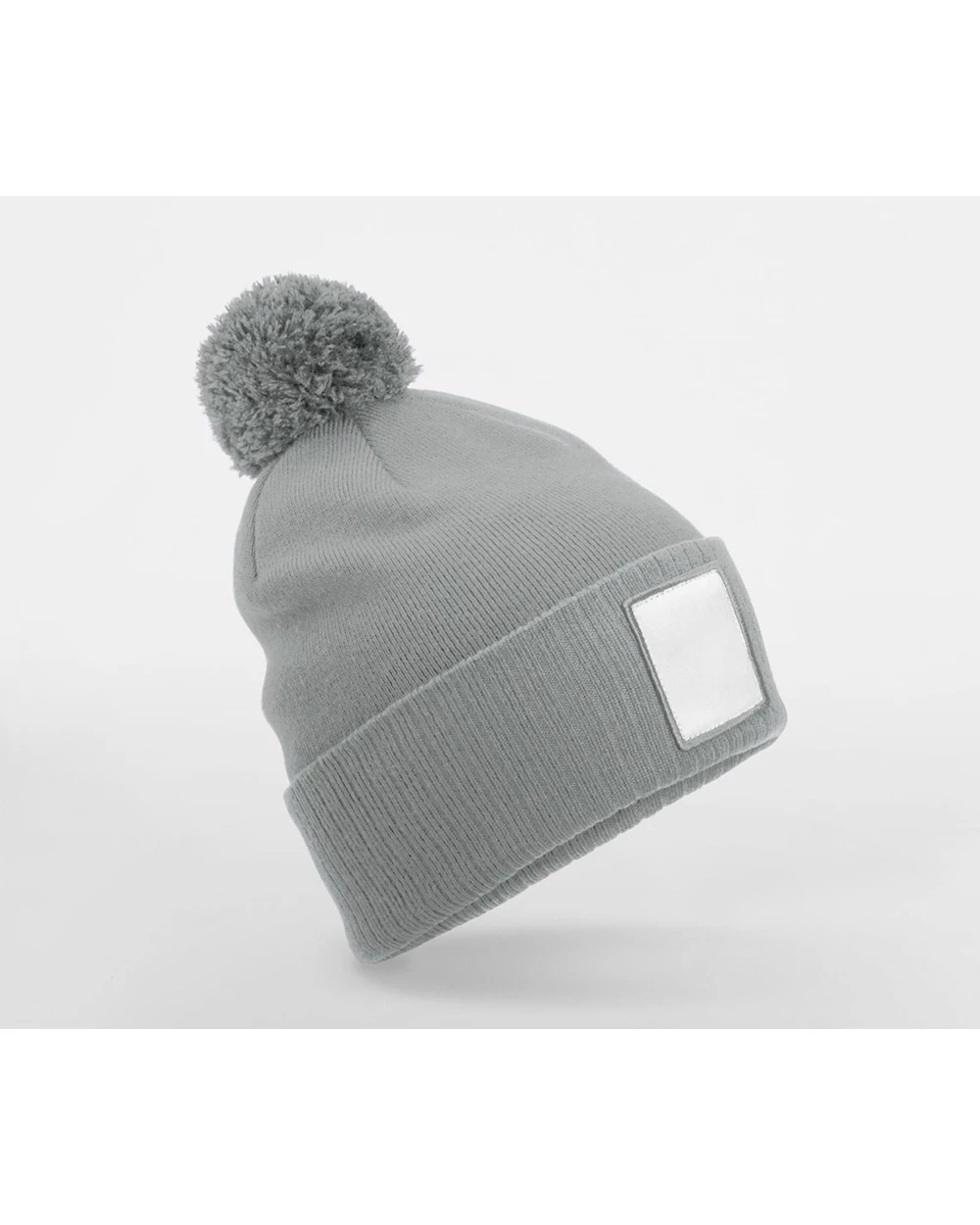 Casquettes personnalisable BEECHFIELD APPLIQUÉ PATCH POM BEANIE
