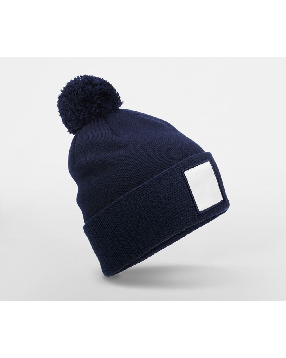 Casquettes personnalisable BEECHFIELD APPLIQUÉ PATCH POM BEANIE
