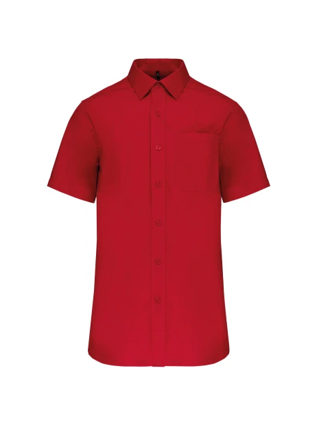KARIBAN Chemise popeline manches courtes /api/colors/f7def30f-cf00-4a4e-8048-9f030f6d3017 personnalisable