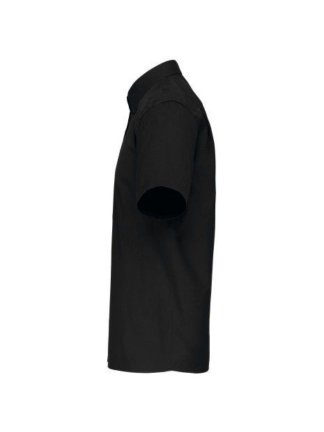 KARIBAN Chemise popeline manches courtes /api/colors/b9fdad4a-5e94-45cb-8c03-c08b349b28c3 personnalisable