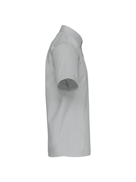 KARIBAN Chemise popeline manches courtes /api/colors/b8c3da1f-f409-43cb-b759-5e63471e125b personnalisable