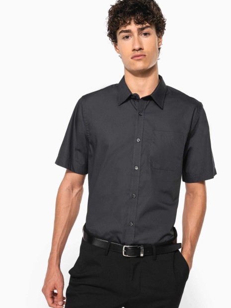 Chemises à personnaliser KARIBAN Chemise popeline manches courtes 