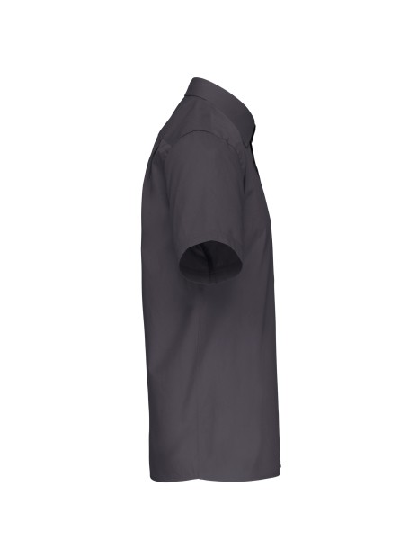 KARIBAN Chemise popeline manches courtes /api/colors/a74dfbdb-7821-4e15-a7e5-fe07498d41c7 personnalisable