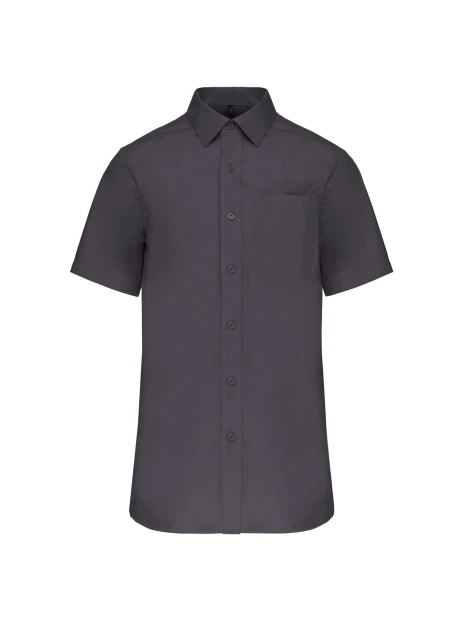 KARIBAN Chemise popeline manches courtes /api/colors/a74dfbdb-7821-4e15-a7e5-fe07498d41c7 personnalisable
