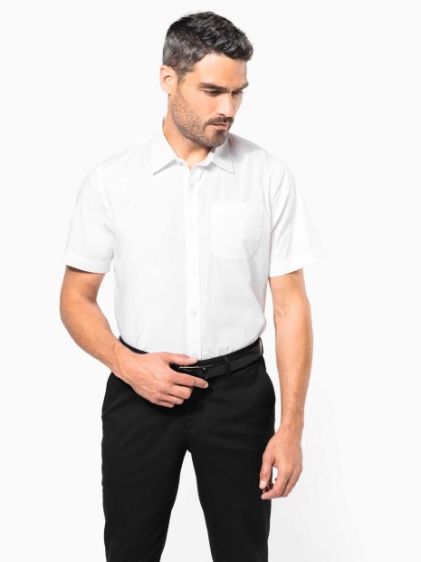 Chemises à personnaliser KARIBAN Chemise popeline manches courtes 