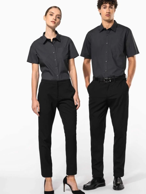 Chemises à personnaliser KARIBAN Chemise popeline manches courtes 