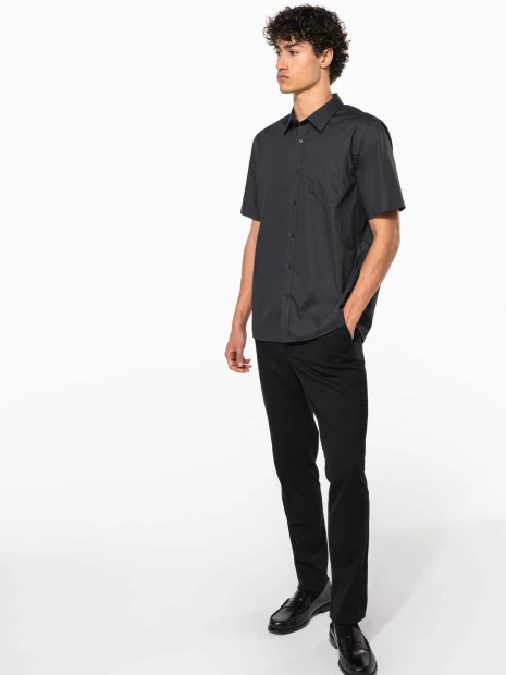 Chemises à personnaliser KARIBAN Chemise popeline manches courtes 