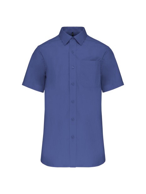 KARIBAN Chemise popeline manches courtes /api/colors/f3249b12-7706-4750-a566-5c92fd89a6dc personnalisable