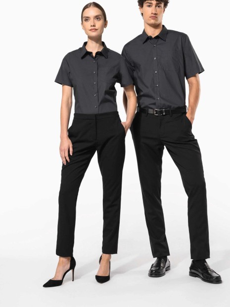 Chemises à personnaliser KARIBAN Chemise popeline manches courtes 