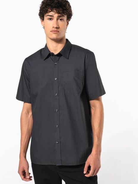 Chemises à personnaliser KARIBAN Chemise popeline manches courtes 