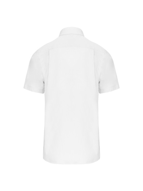 KARIBAN Chemise popeline manches courtes /api/colors/7a92cd2d-10d2-40b4-928b-296bb7487506 personnalisable