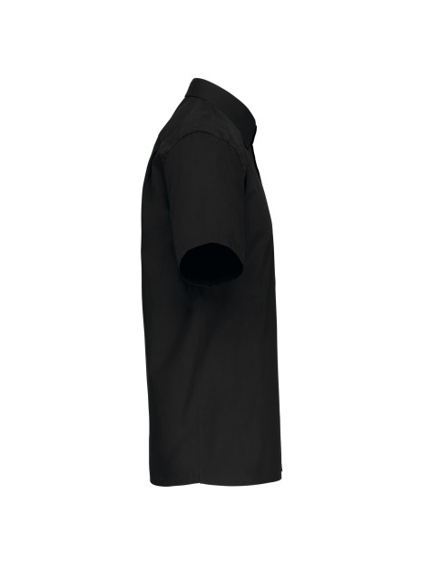 KARIBAN Chemise popeline manches courtes /api/colors/b9fdad4a-5e94-45cb-8c03-c08b349b28c3 personnalisable