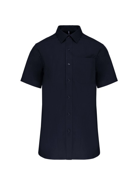 KARIBAN Chemise popeline manches courtes /api/colors/b68891a9-1d28-4f7a-8deb-775c45027afd personnalisable