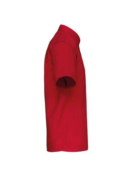 KARIBAN Chemise popeline manches courtes /api/colors/f7def30f-cf00-4a4e-8048-9f030f6d3017 personnalisable