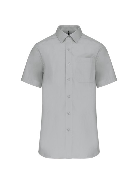 KARIBAN Chemise popeline manches courtes /api/colors/b8c3da1f-f409-43cb-b759-5e63471e125b personnalisable