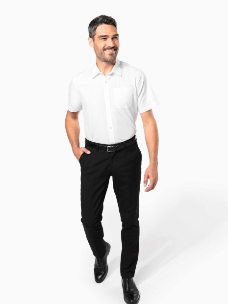 Chemises à personnaliser KARIBAN Chemise popeline manches courtes 