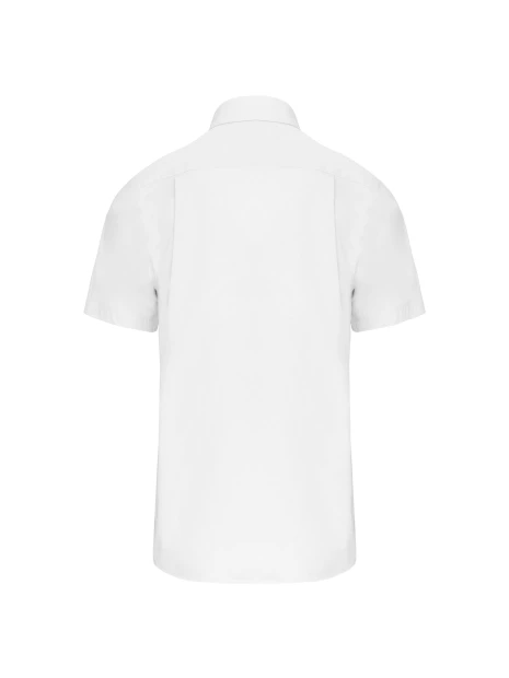 KARIBAN Chemise popeline manches courtes /api/colors/7a92cd2d-10d2-40b4-928b-296bb7487506 personnalisable