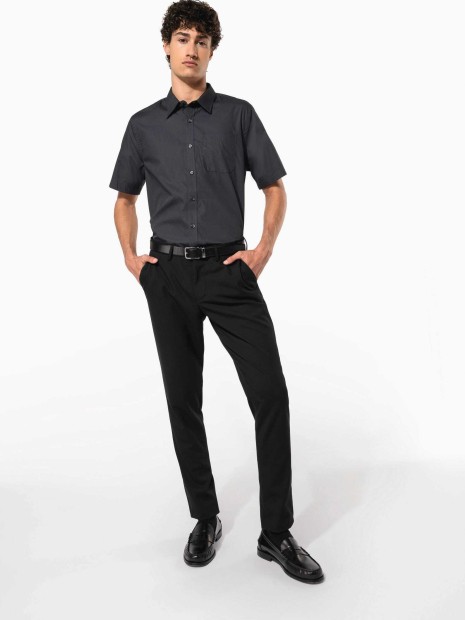 Chemises à personnaliser KARIBAN Chemise popeline manches courtes 