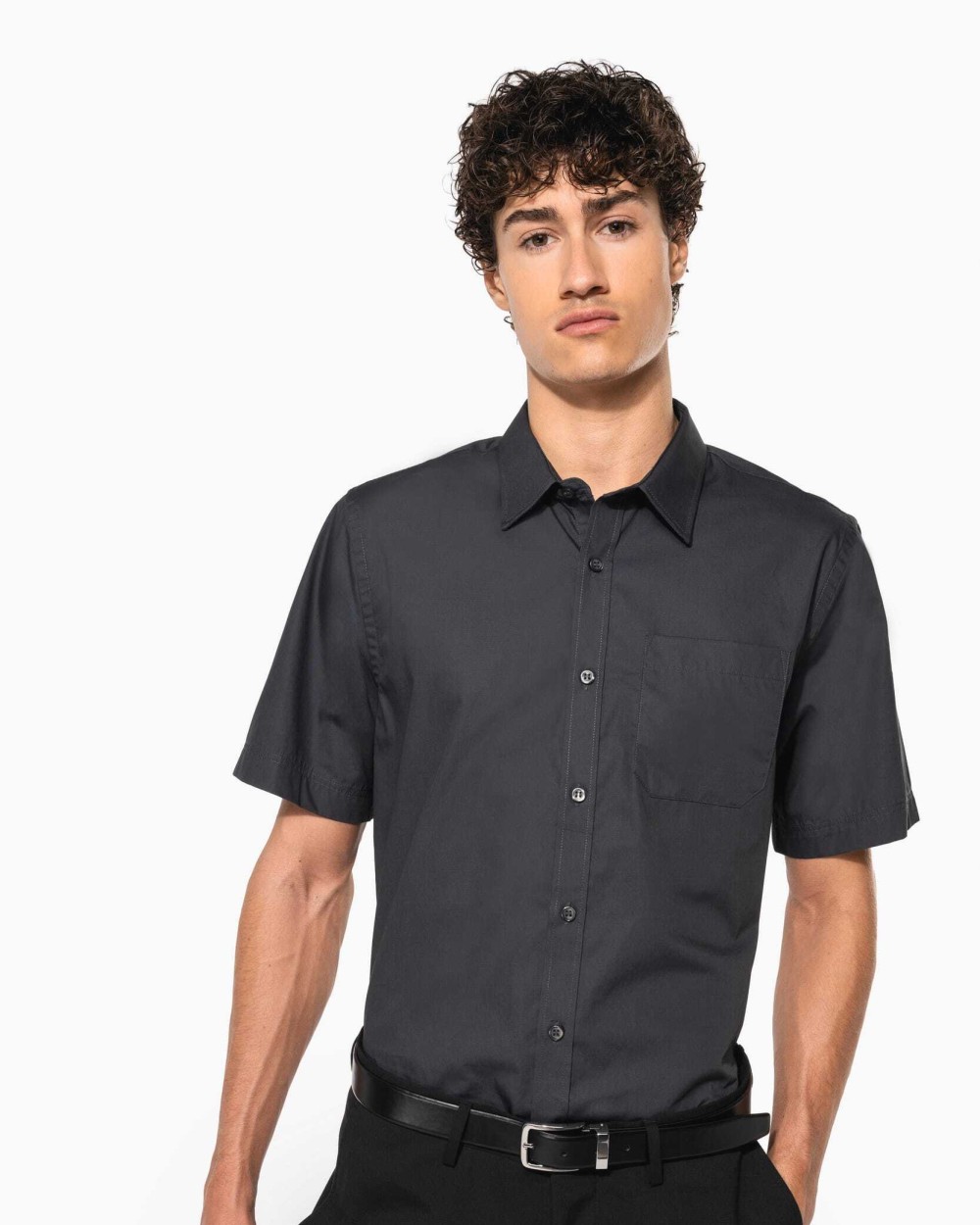 Chemises personnalisable KARIBAN Chemise popeline manches courtes