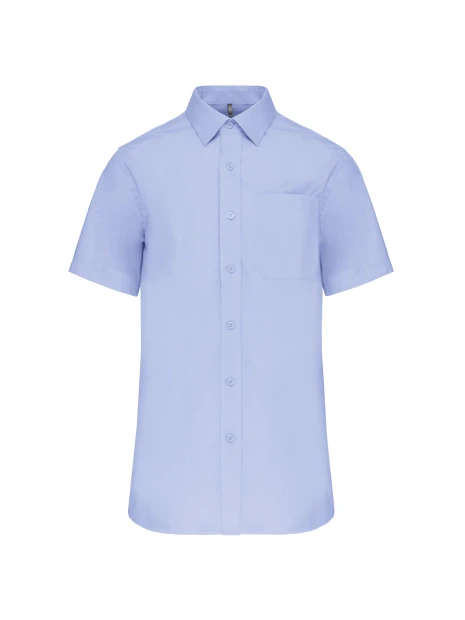 KARIBAN Chemise popeline manches courtes /api/colors/7cd11260-06e9-4679-96ce-f0c0cca5092d personnalisable