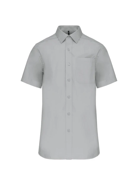 KARIBAN Chemise popeline manches courtes /api/colors/b8c3da1f-f409-43cb-b759-5e63471e125b personnalisable
