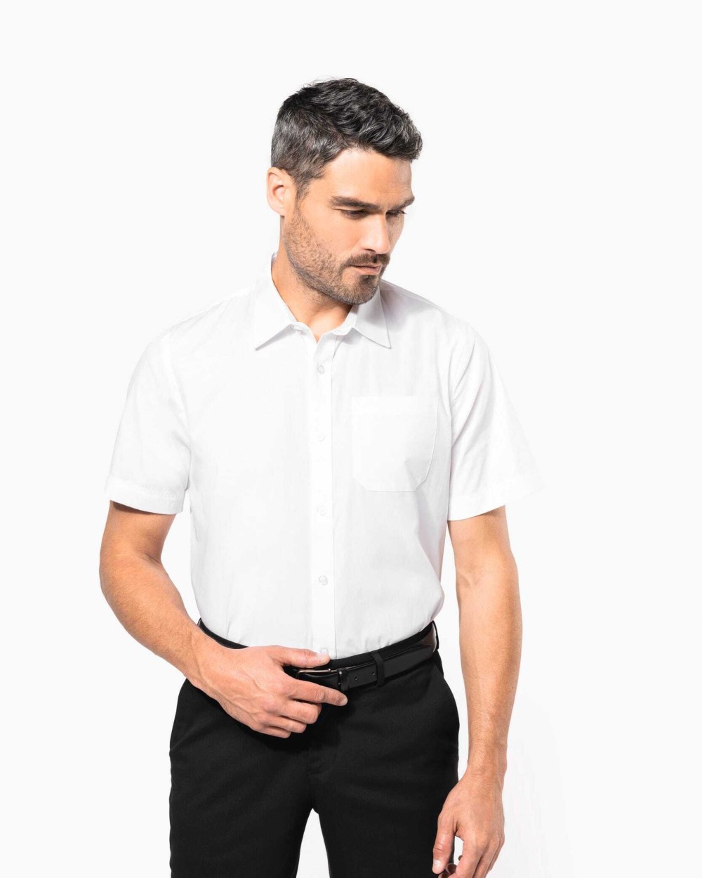 Chemises personnalisable KARIBAN Chemise popeline manches courtes