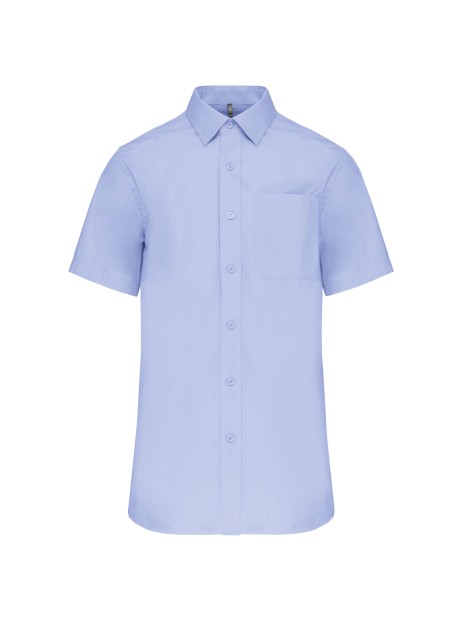 KARIBAN Chemise popeline manches courtes /api/colors/7cd11260-06e9-4679-96ce-f0c0cca5092d personnalisable