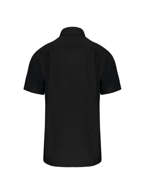 KARIBAN Chemise popeline manches courtes /api/colors/b9fdad4a-5e94-45cb-8c03-c08b349b28c3 personnalisable