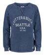Sweaters & hoodies CUTTER & BUCK Thorp Denim Crew Dames voor bedrukking &amp; borduring