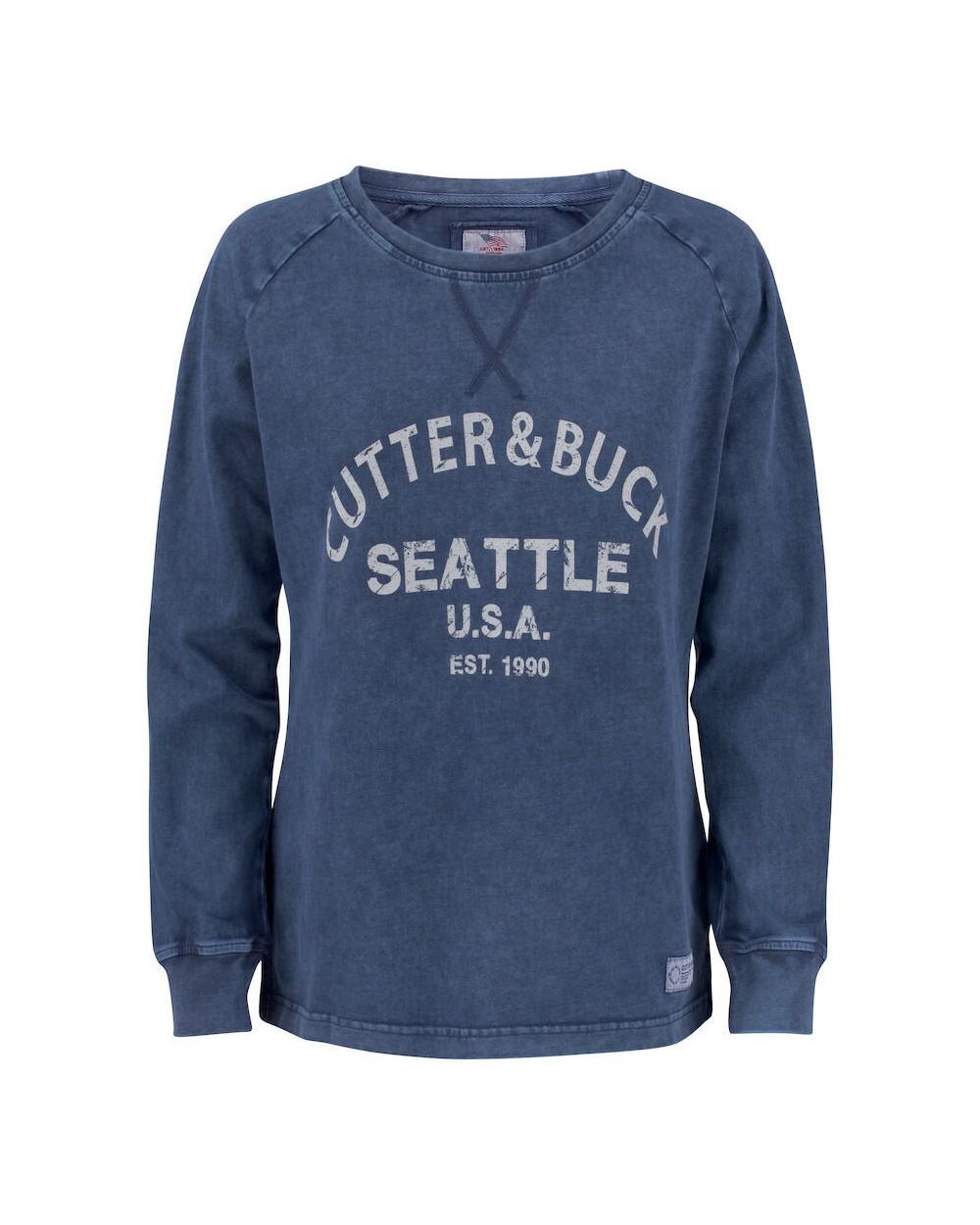 Sweaters & hoodies CUTTER & BUCK Thorp Denim Crew Dames voor bedrukking &amp; borduring