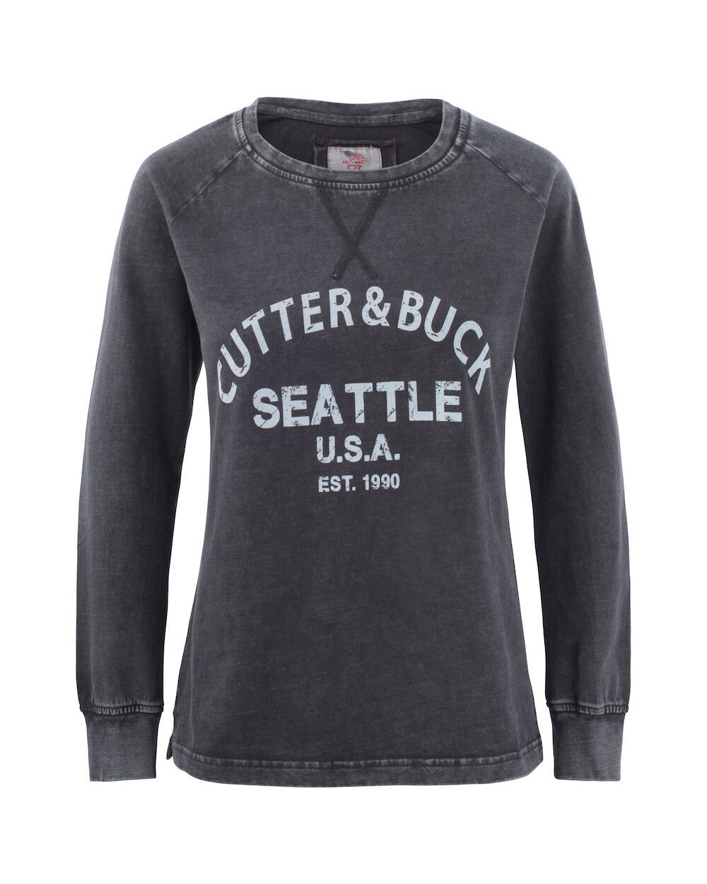 CUTTER & BUCK Thorp Denim Crew Ladies Sweatshirts personalisierbar