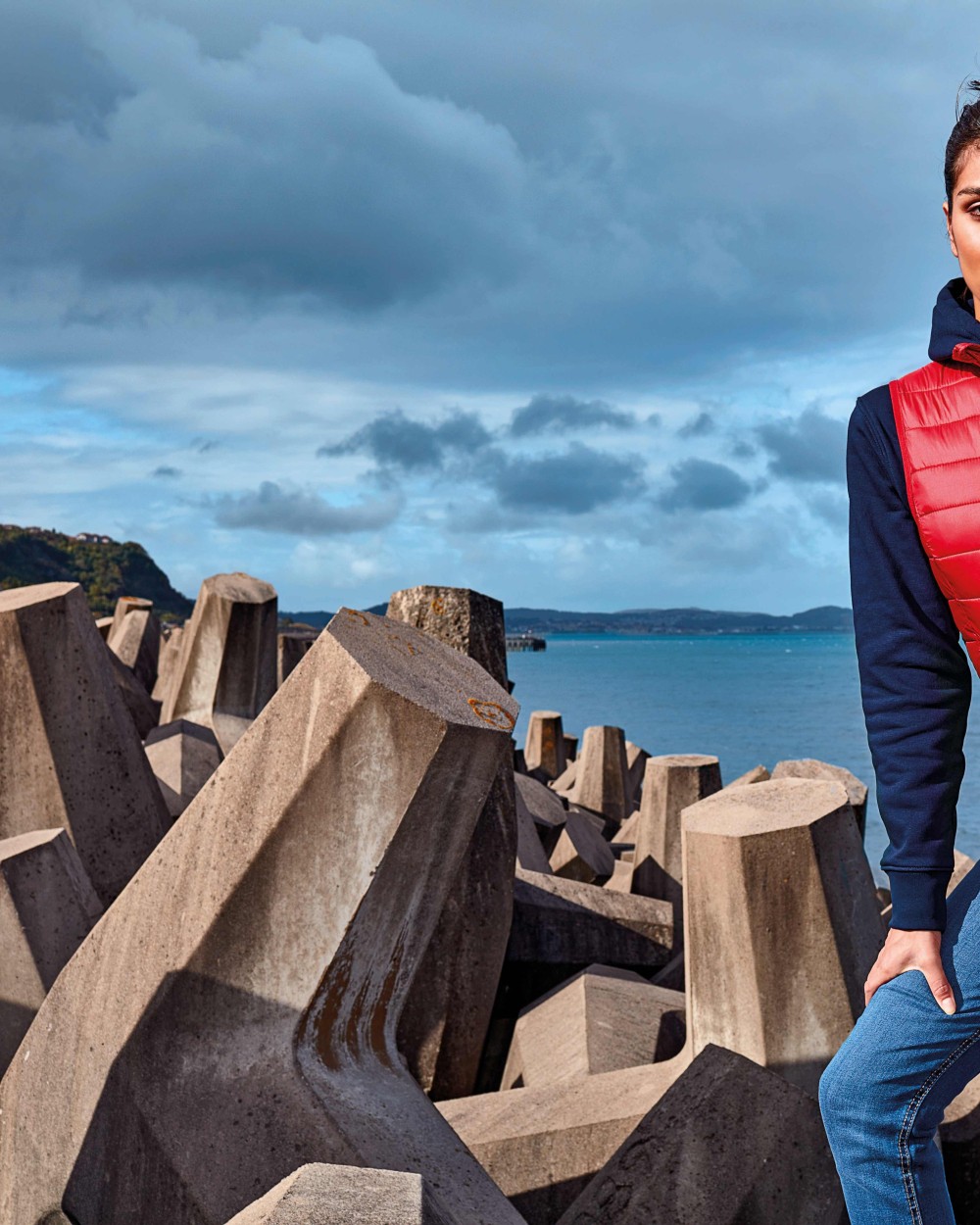 2786 Women's terrain padded gilet Jacken personalisierbar