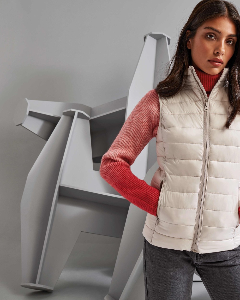Vestes personnalisable 2786 Veste sans manches rembourrée Terrain Femme