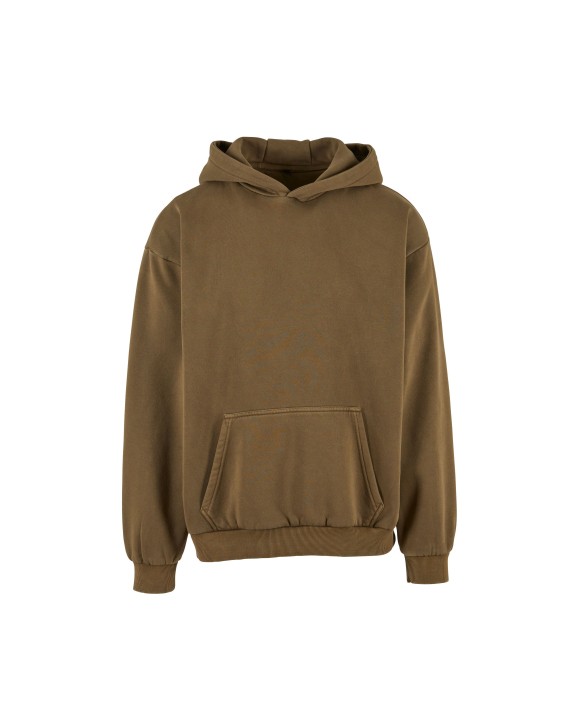 Sweat-shirts personnalisable BUILD YOUR BRAND STONEWASH HEAVY HOODIE