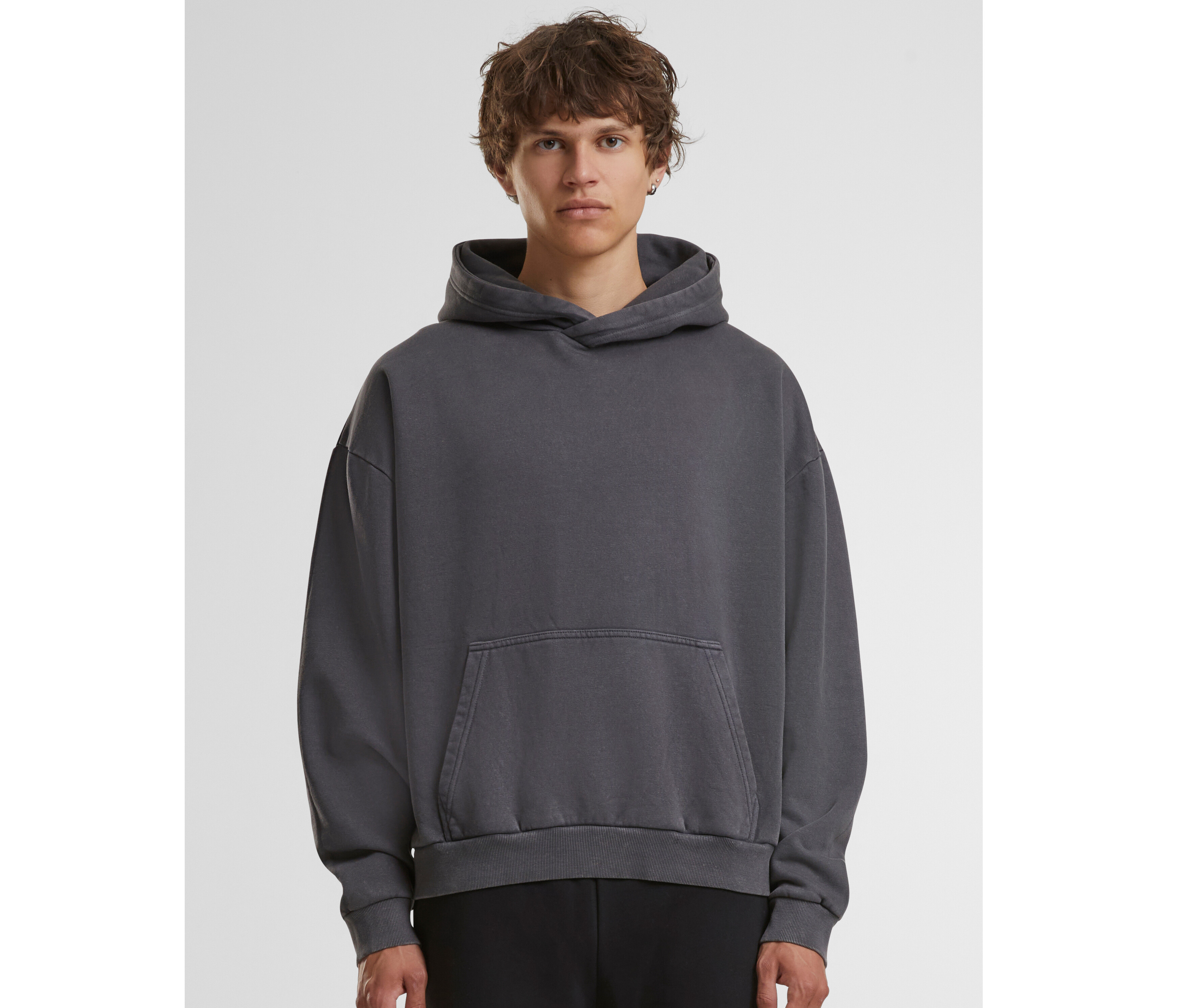 Sweat-shirts personnalisable BUILD YOUR BRAND STONEWASH HEAVY HOODIE