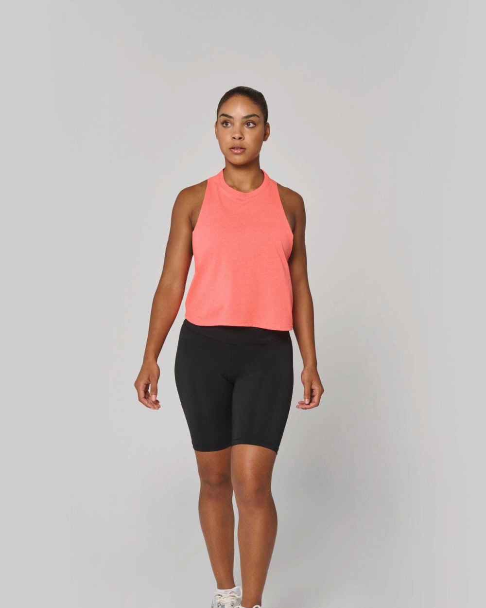 PROACT Damen Triblend Crop-Top T-Shirts personalisierbar