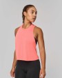 T-shirts PROACT Dames triblend croptop voor bedrukking &amp; borduring
