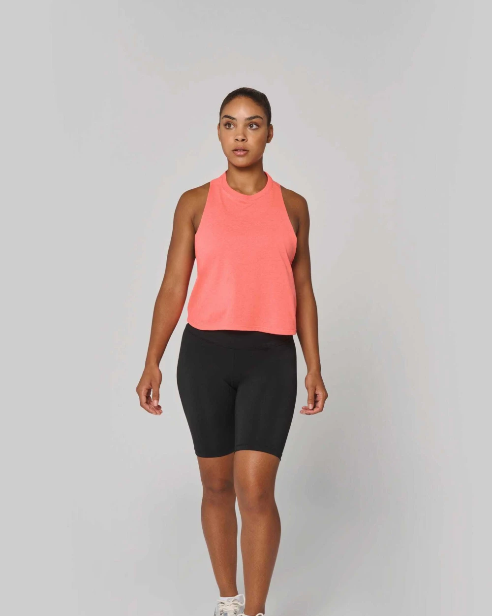 T-shirts PROACT Dames triblend croptop voor bedrukking &amp; borduring